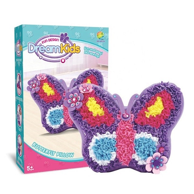 Set creatie perna pentru copii, Dream Kids, Fluture